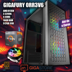 Desktop Gaming RYZEN 3 3200G 16GB RAM 512GB SSD W11